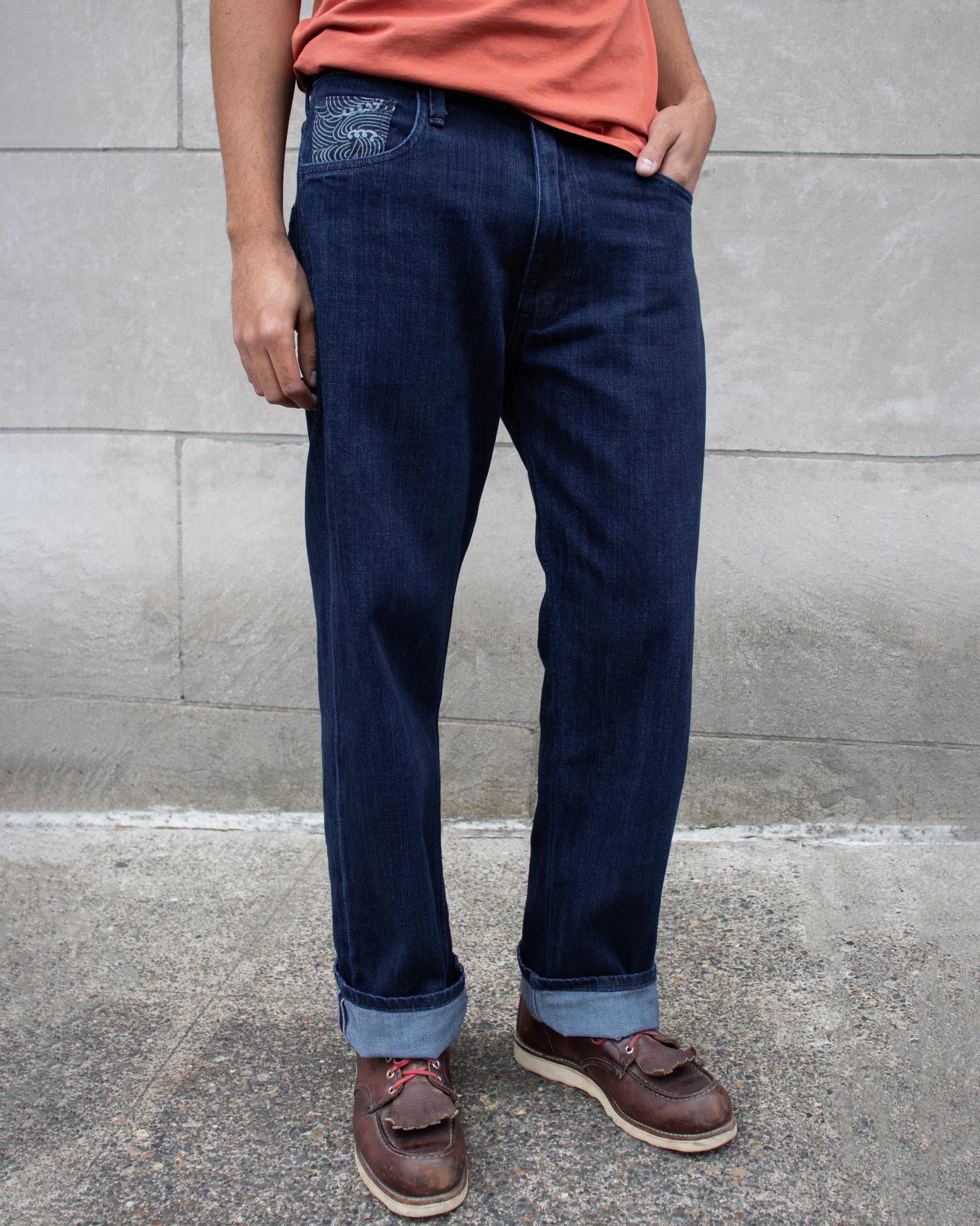 Kiriko Original Easy Fit Denim, US Made 11 oz. Lightweight Broken