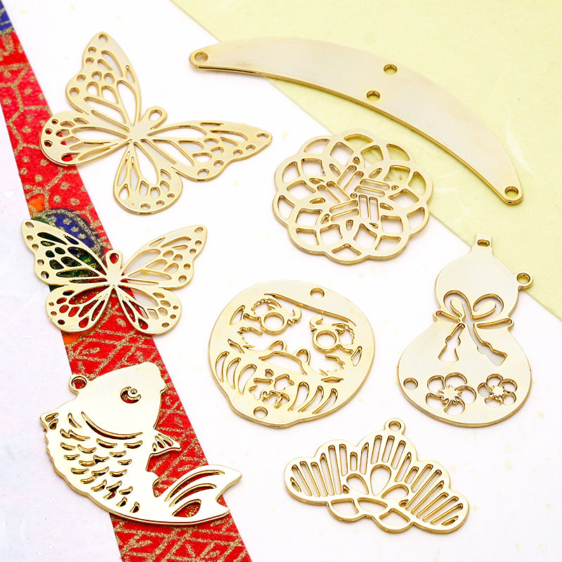 エッチングパーツ ひょうたん ゴールド – 貴和製作所オンラインストア