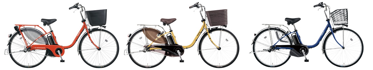 2022年モデル10月発売のパナソニック電動アシスト自転車3モデル