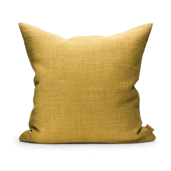 リトルファント クッション(中材込) 50×50cm Grand Linen マスタード