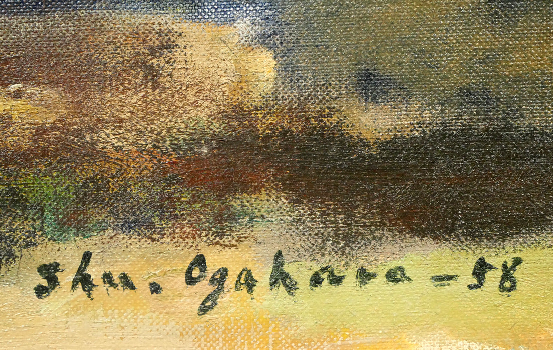 絵画油彩画油絵「多色のバラ」F8号菊地正則渡仏美品送料無料きれい