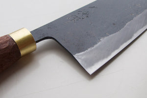 鍛冶職人 赤畠大徳 ｜ 黒打菜切包丁 165mm