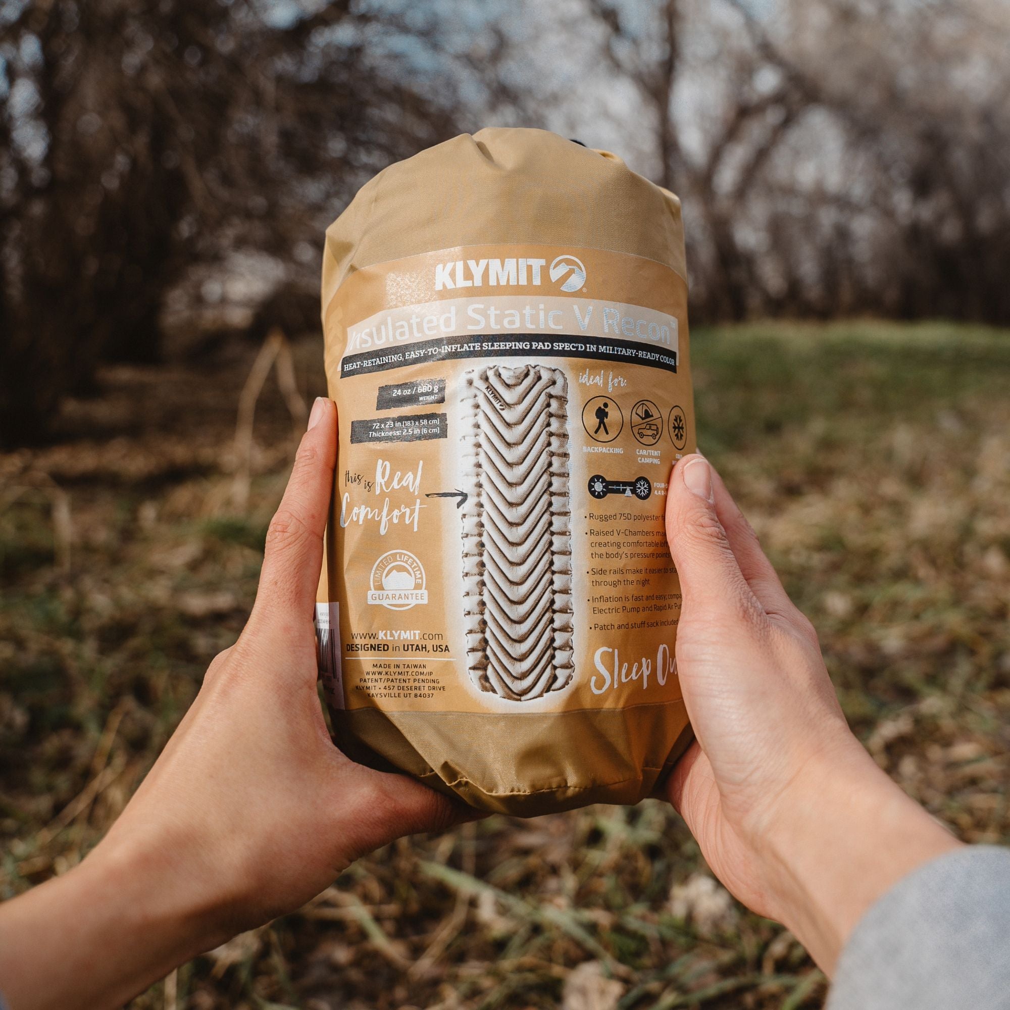 Insulated Static V™ Sleeping Pad | Klymit® – Klymit