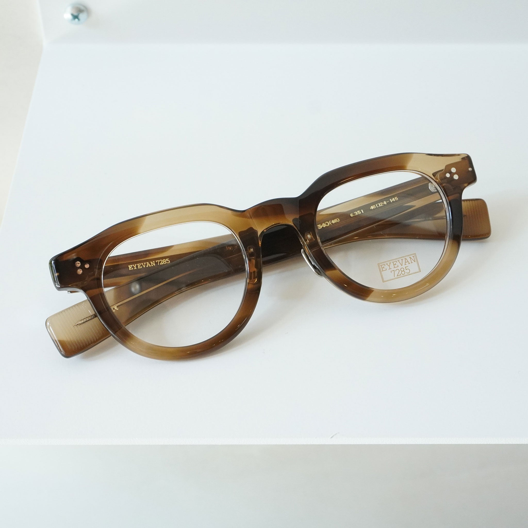 EYEVAN 7285 アイヴァン 7285 / 340 46 / 351 - BROWN FOG / メガネ
