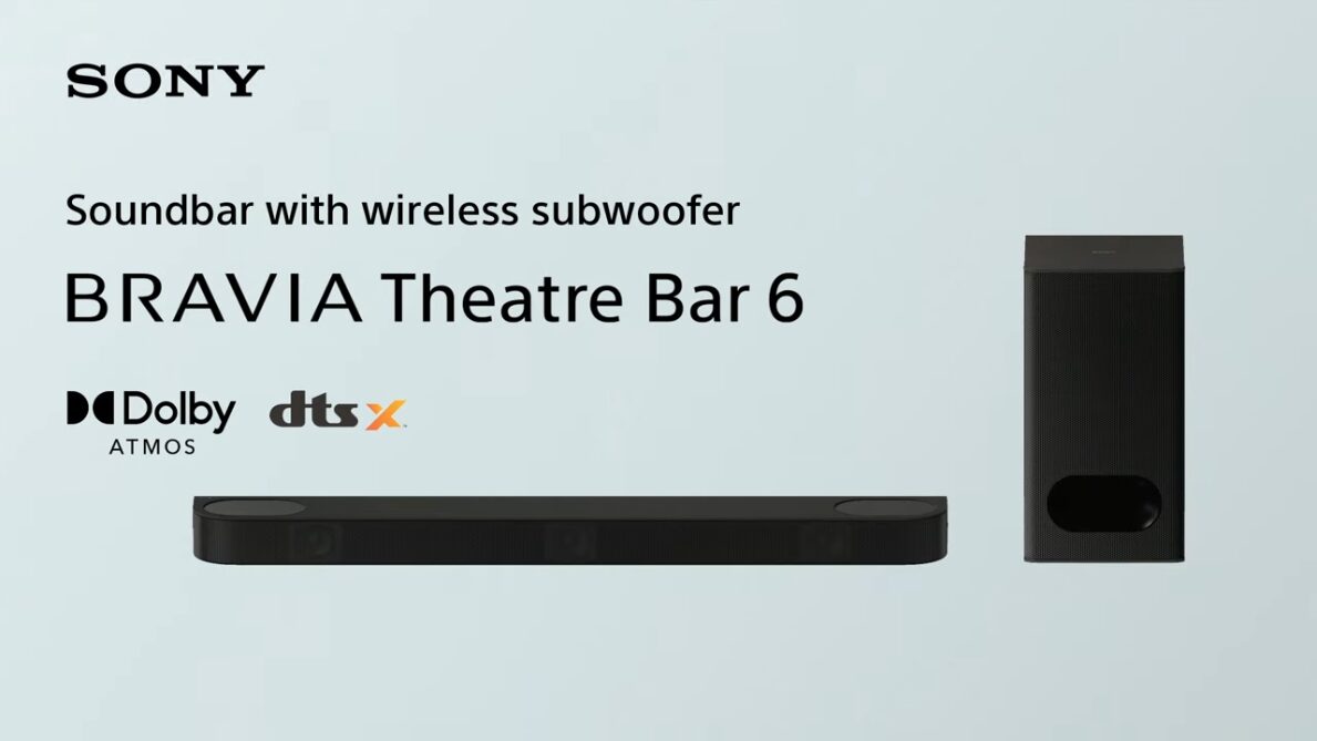 ソニーサブウーファー付き3.1.2chサウンドバーBRAVIA Theatre Bar 6