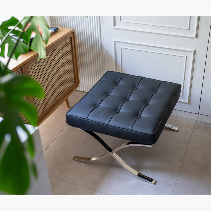 Barcelona Chair 1Seat Black Set / バルセロナチェア シングル