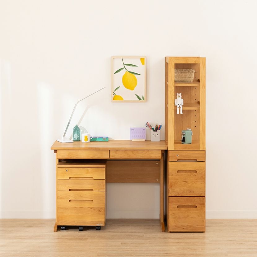 堀田木工所】 幅32.4cm サイン ラック下代 引き出し 学習机 勉強机