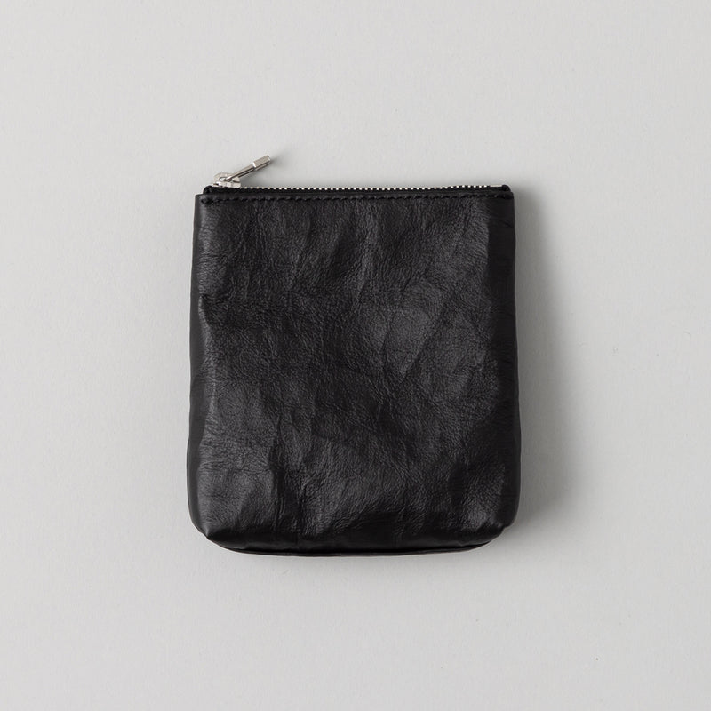 レザージップポーチ Zip pouch D S 黒 – kuros.style