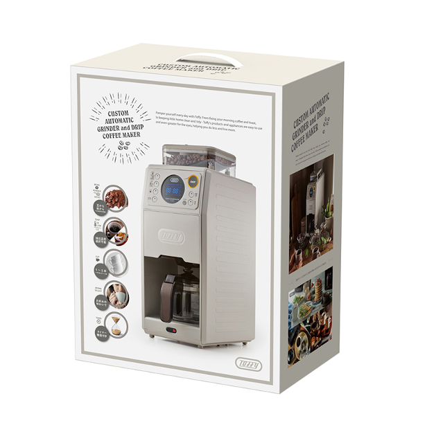 Toffy 全自動ミル付カスタムドリップコーヒーメーカー K-CM9 | 株式