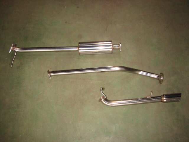 JWRC CUSTOM スポーツ中間パイプ + リヤマフラーKIT スイフト ZC31S用