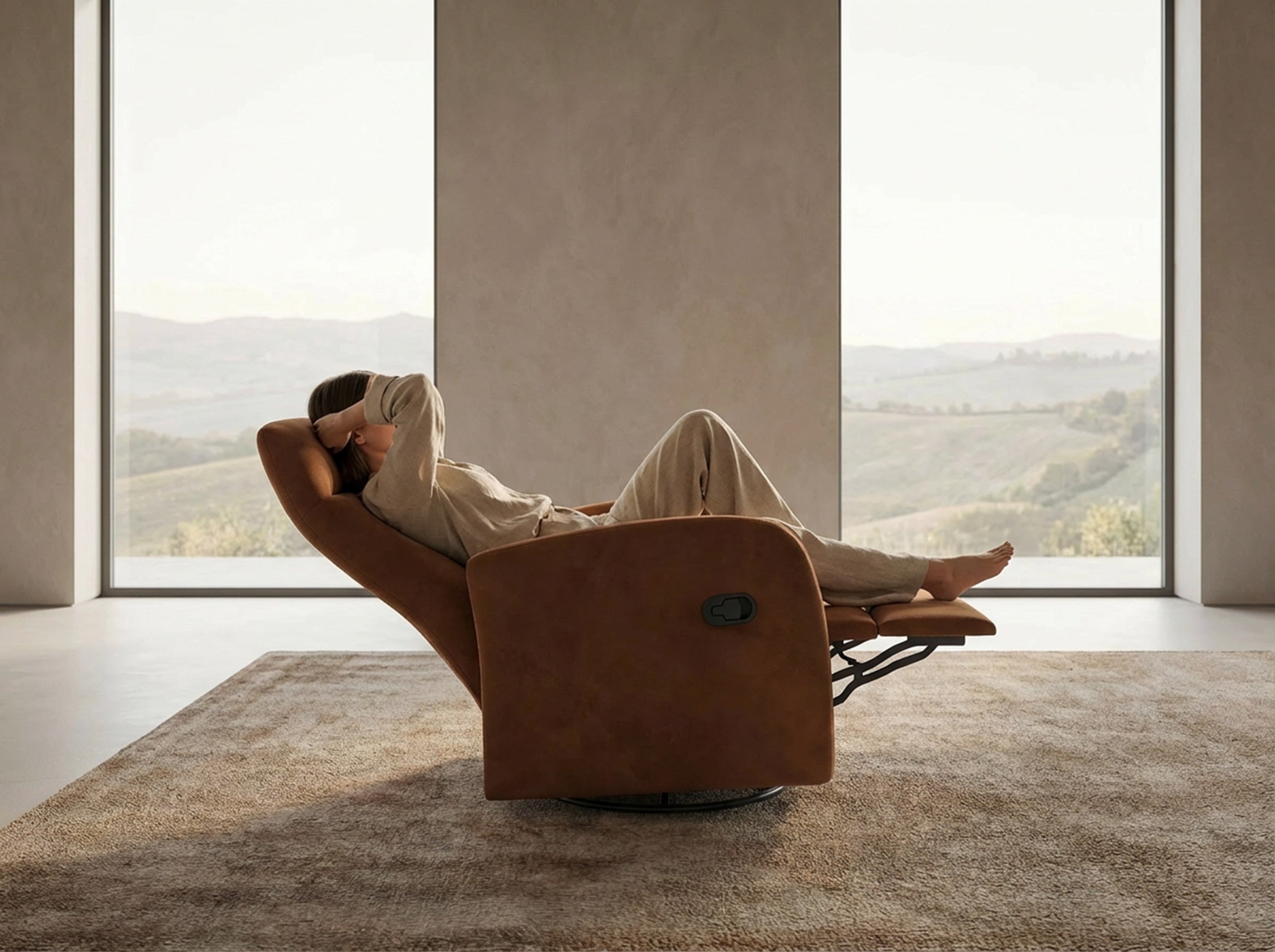 Radi Swivel Recliner Armchair | Lazzoni Furniture– LAZZONI Furniture