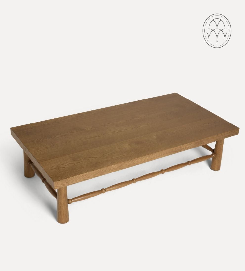 Hydrangea Nutmeg Spindle Coffee Table | Le Mae – Le Maé