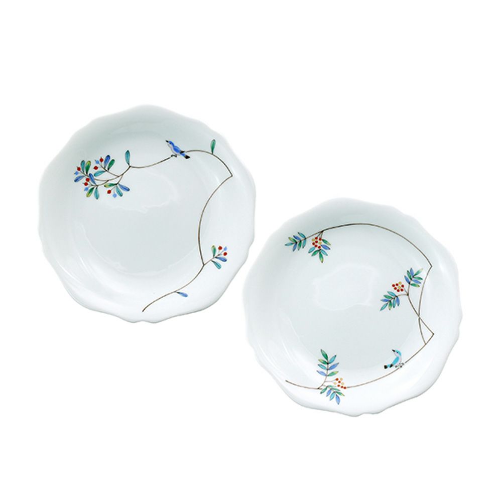 1191 香蘭社 皿 3客 ひらり）組銘々皿（組12.5cm）|有田焼の老舗