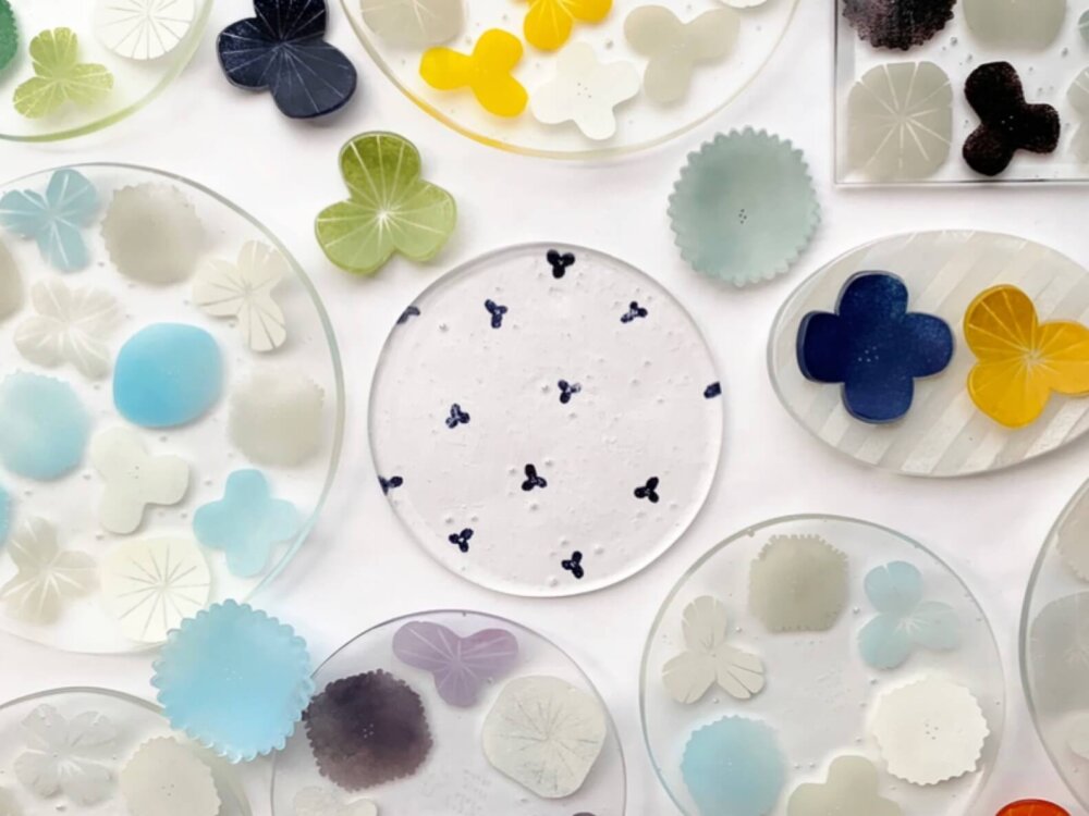 八木麻子さん作ガラスのプレート買い足し | LEE