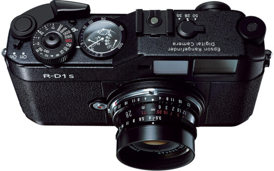 This is the Epson R-D1s digital rangefinder camera successor that