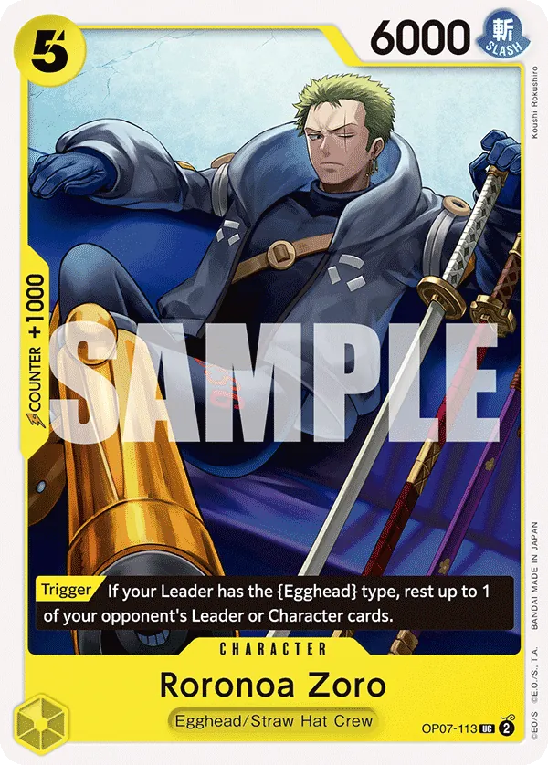 Roronoa Zoro (OP07-113) • 500 Years in the Future – Limitless One