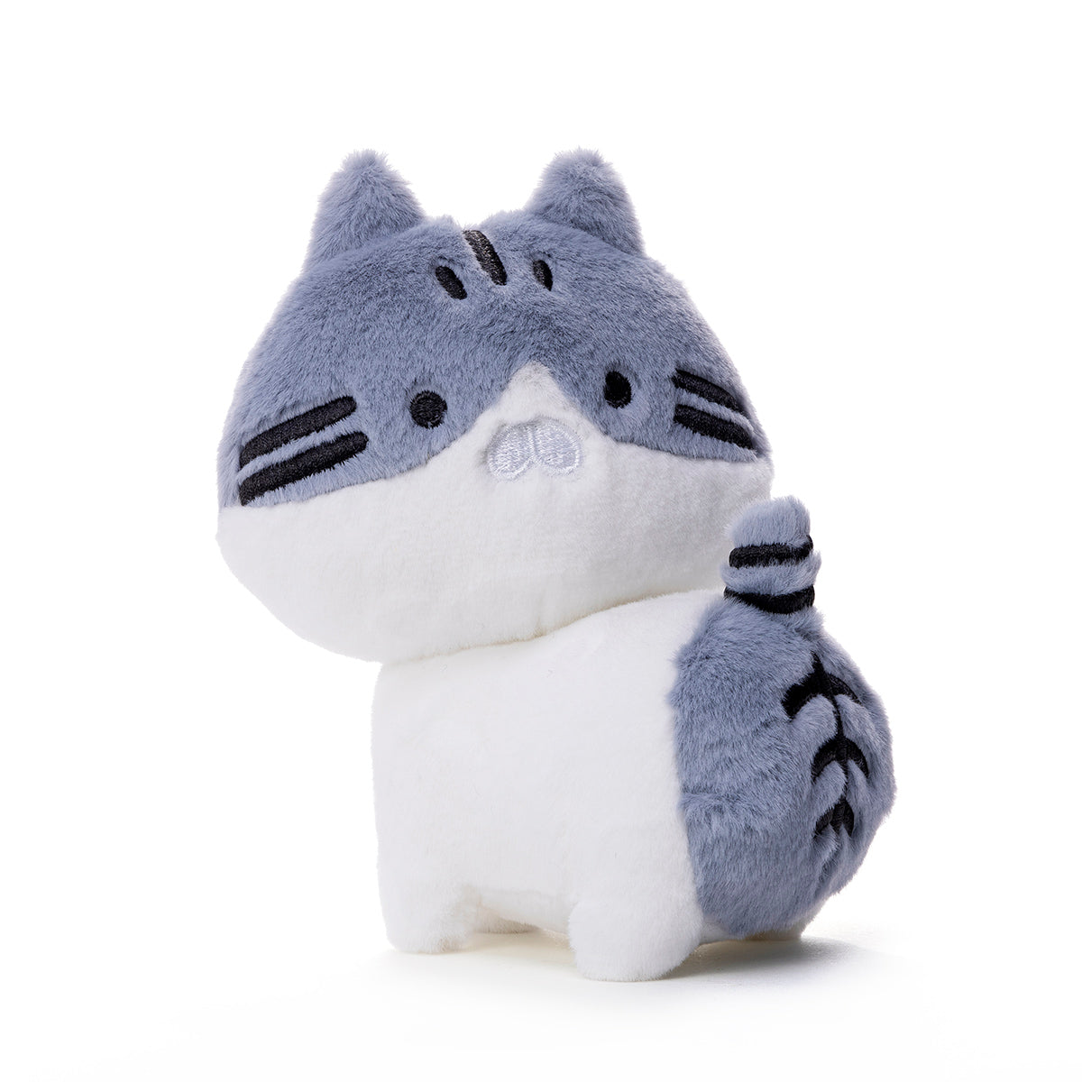 みかえりぬいぐるみ(ねこのしゅうかいじょ) サバトラくん – LINE