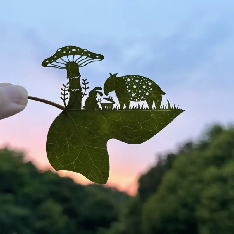 リト＠葉っぱ切り絵｜公式WEBサイト