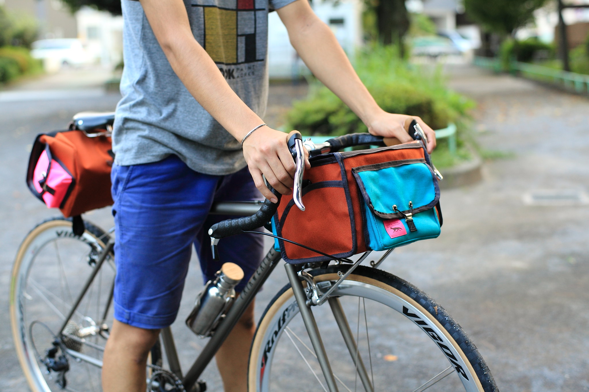 SWIFT INDUSTRIES* paloma handlebar bag (ecopak/teal) - BLUE LUG
