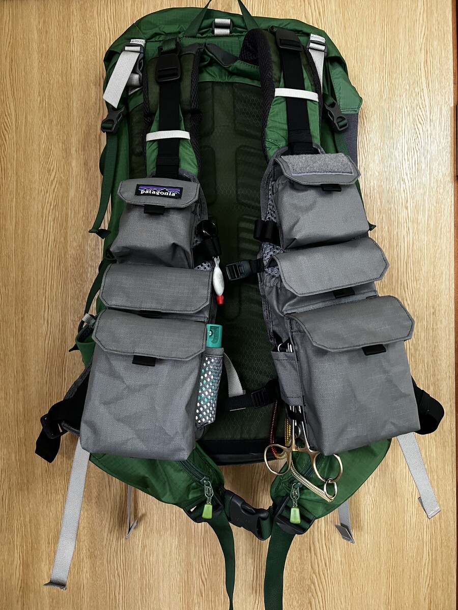 登山用ザックと釣りベストについてのアレコレ 2023～ : Cozy