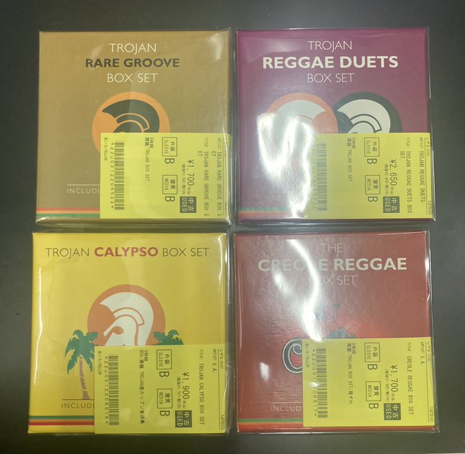 9/18(木) 【REGGAE中古CD新入荷情報】TROJAN BOX SETまとめて入荷