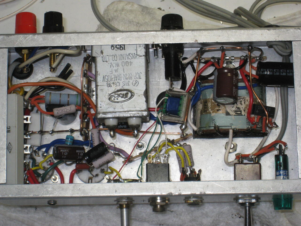 12AU7パラシングルアンプの製作・・・④完成 : 真空管ラジオ修理