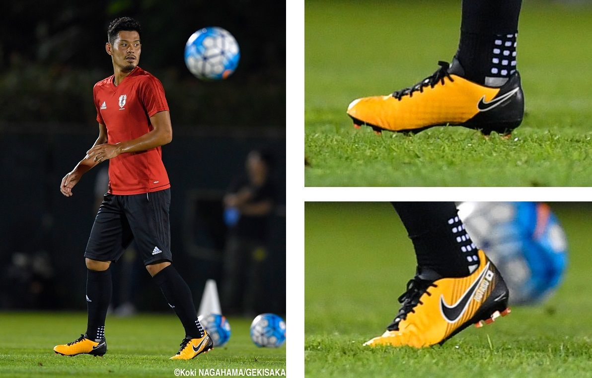 山口蛍が特注スパイクを着用！（ナイキ特注マジスタオーパス2FG