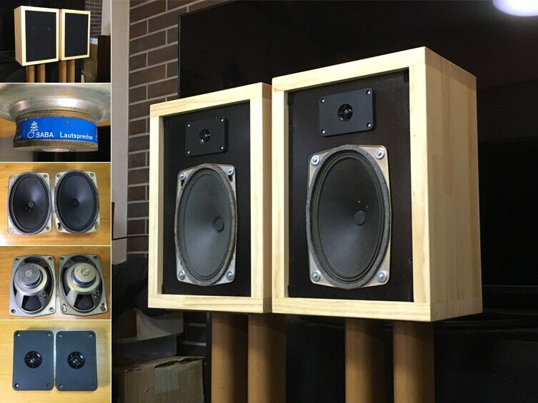 西独SABA ビンテージ 大型フルレンジ＋スーパーTWシステム ペア 目の