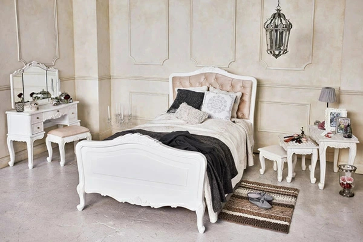 dショッピング |姫系ベッド シングル 姫系 猫脚 完成品 ヴィオレッタ