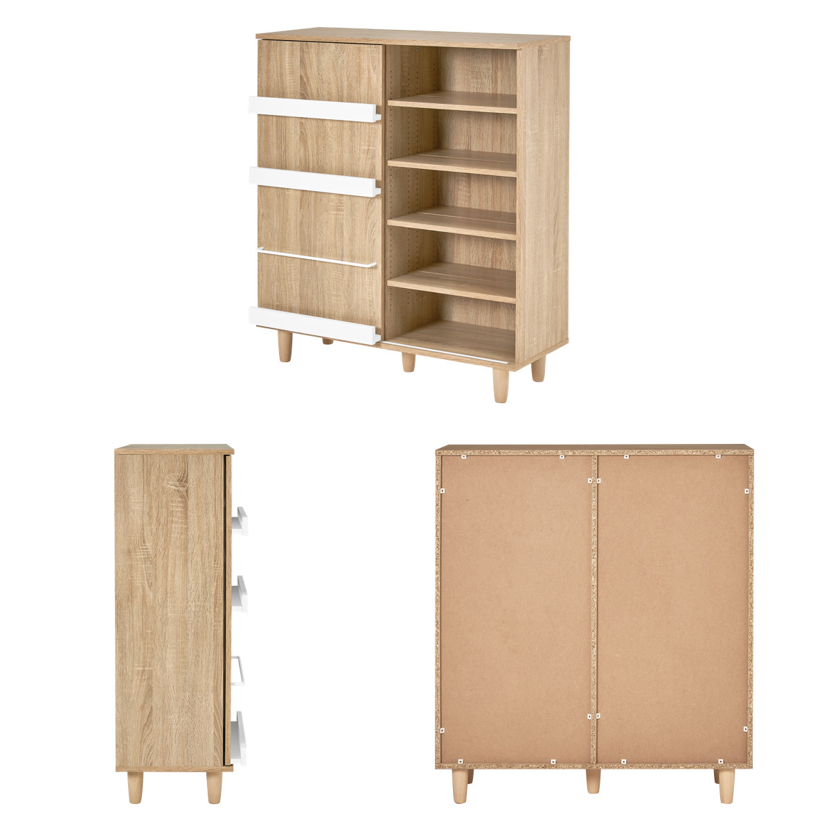 本棚 幅90.5cm コミック約400冊収納 スライドラック 可動棚 （ ブック