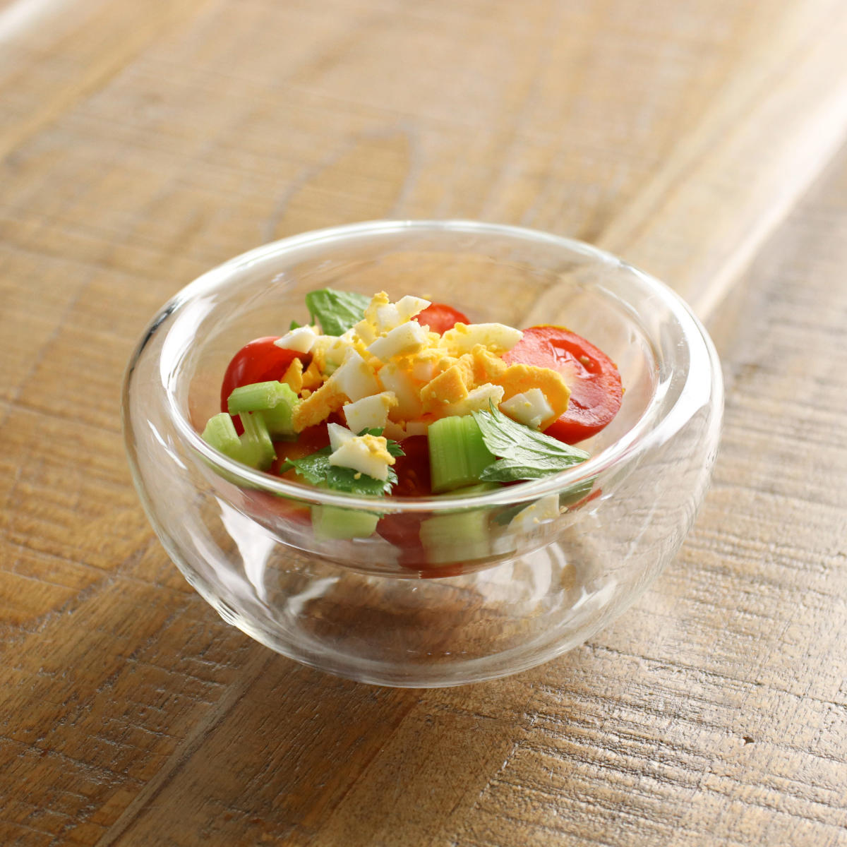 dショッピング |ボウル 11cm DOWBLE WALL ダブルウォール 耐熱ガラス