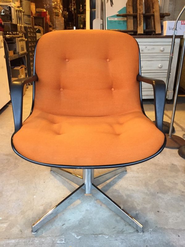 スチールケース社 ファブリック 60'S 70'S steelcase 椅子 アーム