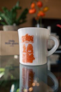 ミルクガラスマグ 限定100個！ 3周年記念！ Old-Milk-Glass | らぶこ