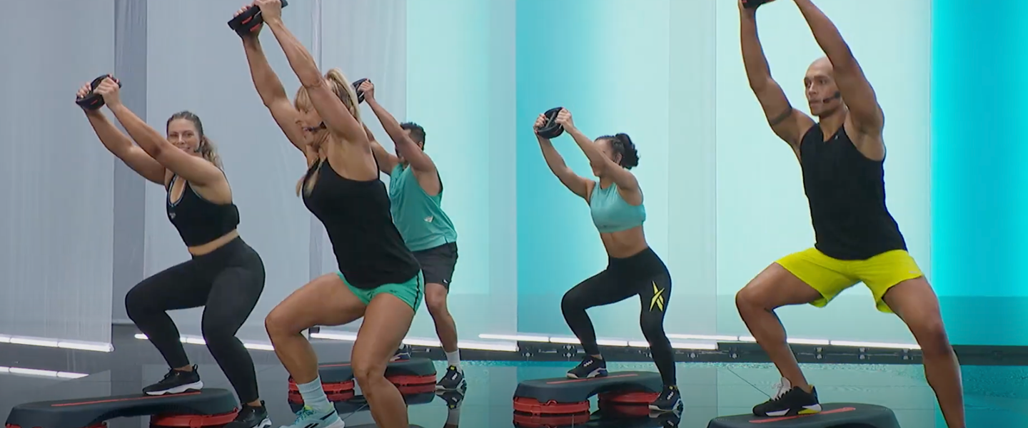 Les Mills BODYSTEP太ももとヒップの筋肉を引き締めるプログラム。最大