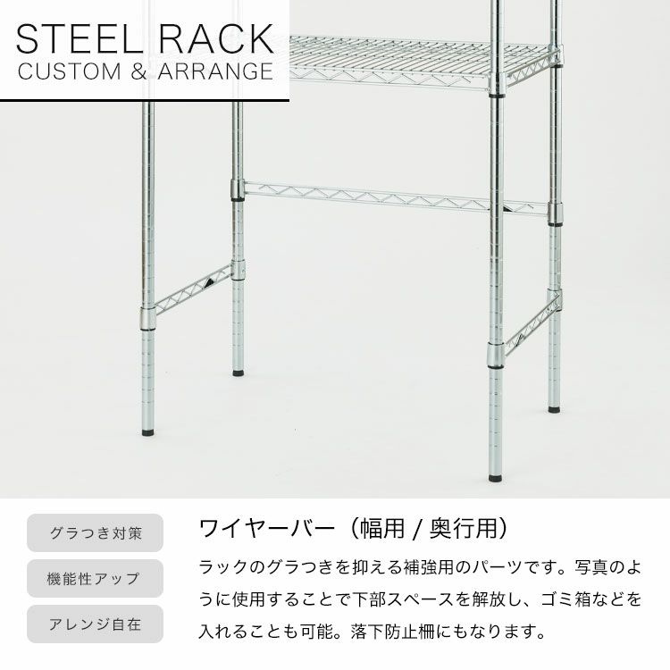 スチールラック 幅120cm 4段 ルミナスレギュラー 幅121.5×奥行46×高さ