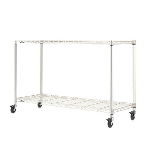 スチールラック 幅120cm 2段 ルミナスプレミアム 高度防錆素材