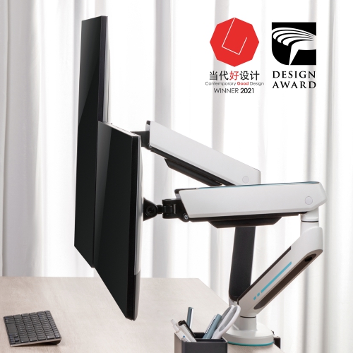 アイデンティティプレミアムデュアルモニターゲーミングモニターアーム