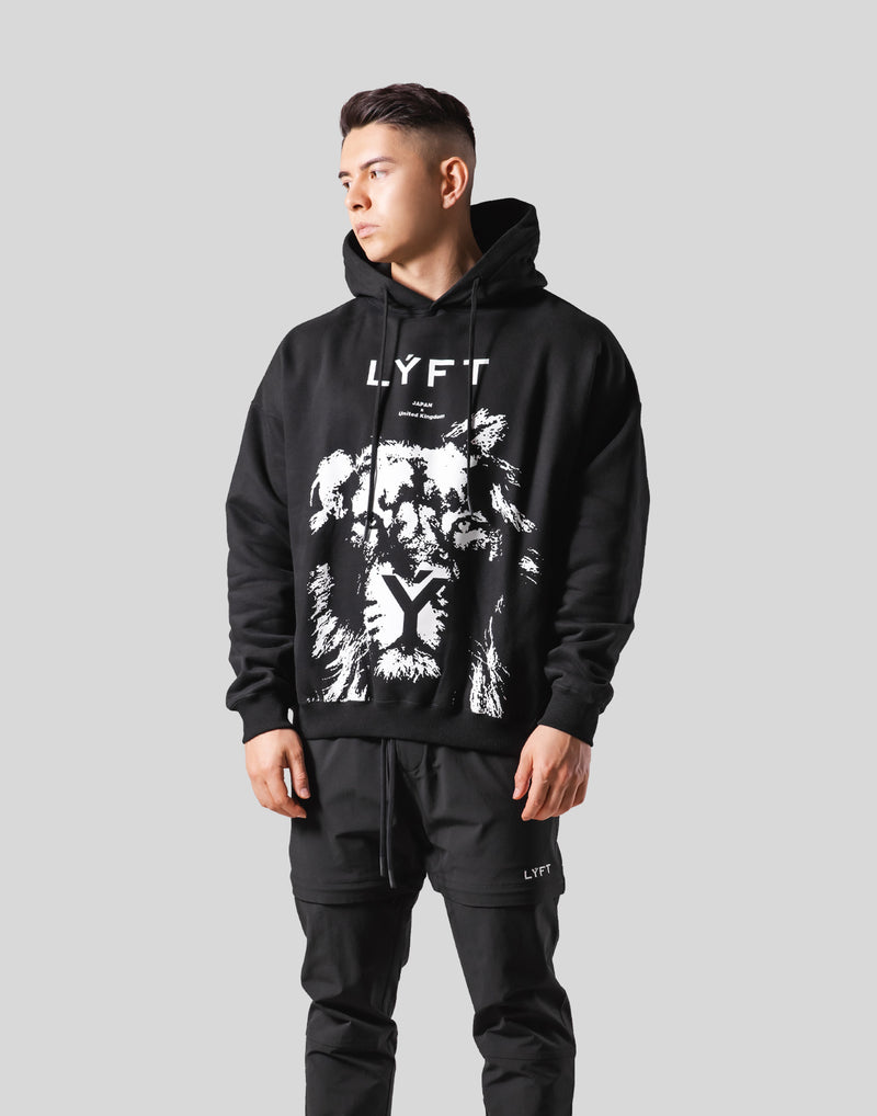 Lion Pullover Hoodie - Black – LÝFT