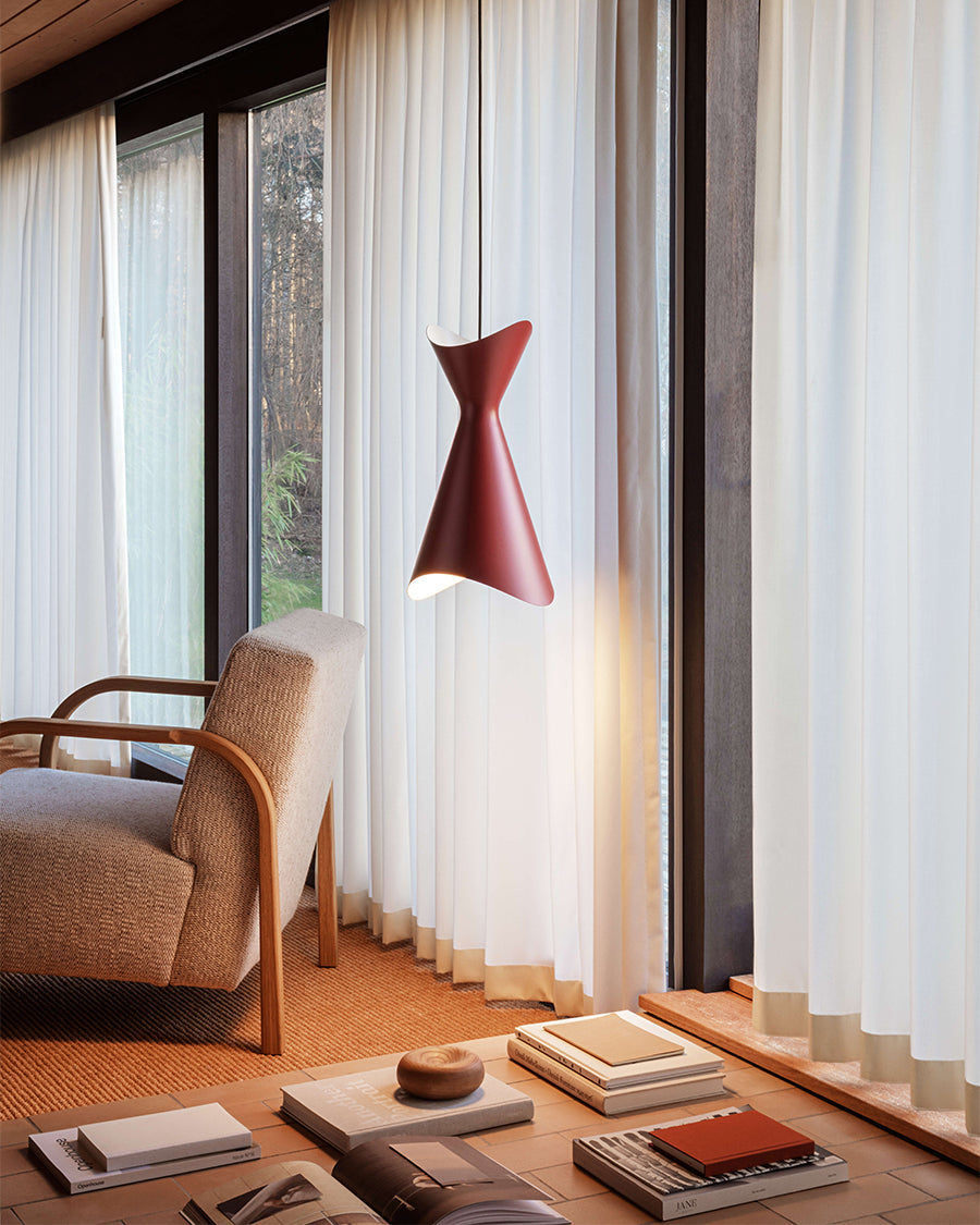 NINOTCHKA 275 pendant | matte Red, White, Black | LYFA