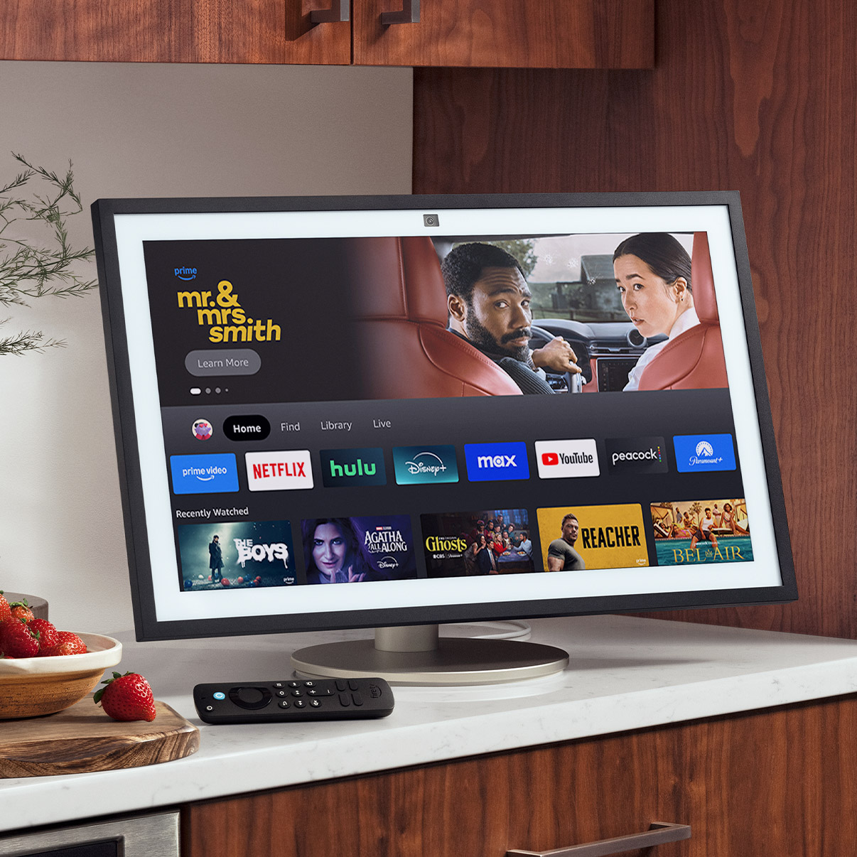 Echo Show 15 | Built-in Fire TV and Alexa