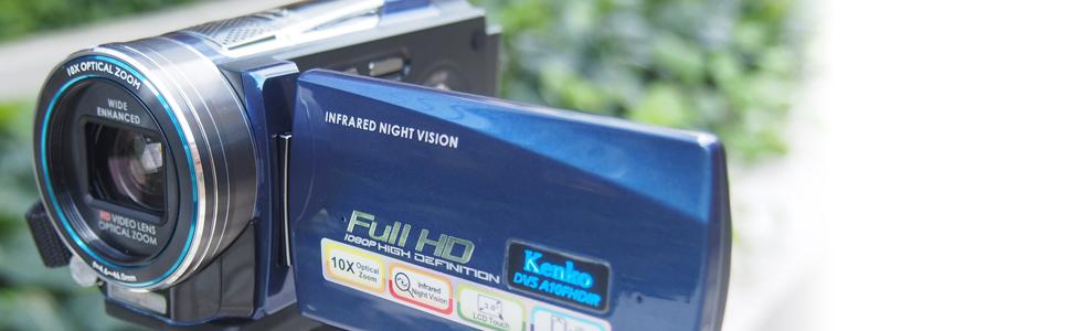 Amazon | Kenko フルハイビジョンビデオカメラ DVS A10FHDIR 暗闇でも