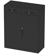 Amazon.co.jp: DEWEL ロッカー スチール書庫 幅900×奥行400×高さ1050mm