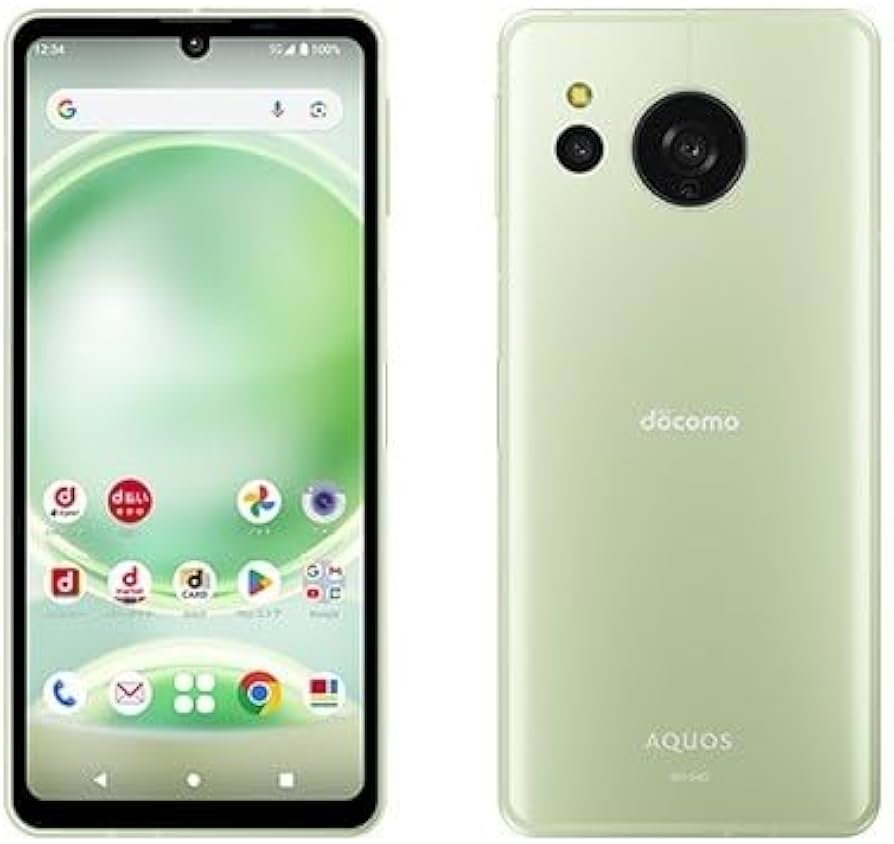 Amazon | シャープ AQUOS sense8 SH-54D ペールグリーン Docomoモデル