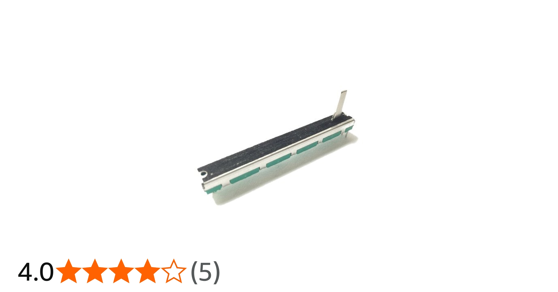 Amazon | スライドボリューム 20kΩ Aカーブ 長さ75mm ノブ15mm