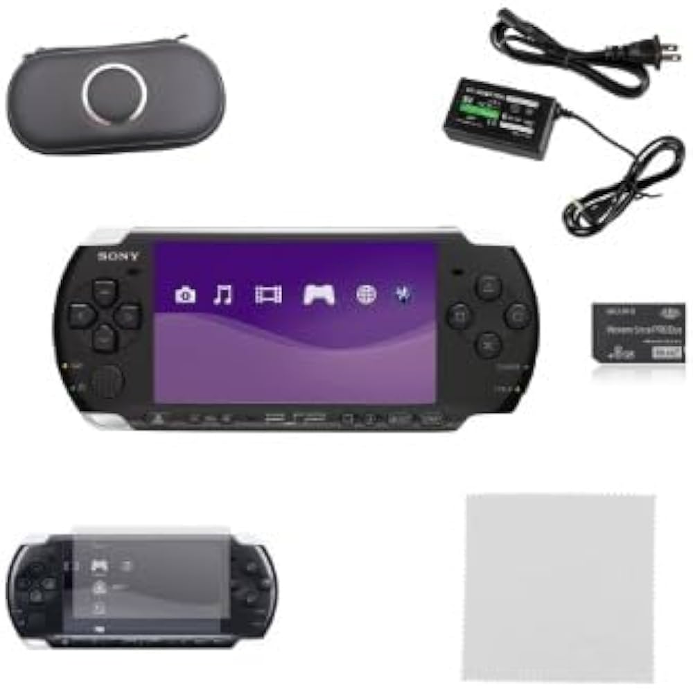 Amazon.com: Sony PSP 3000 Black Premium Bundle (Renewed) : Video Games