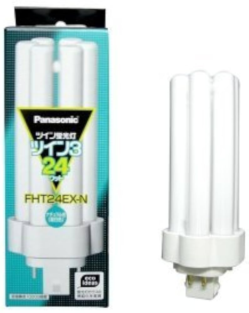 Amazon | パナソニック 10個セット コンパクト形蛍光灯 24W ナチュラル