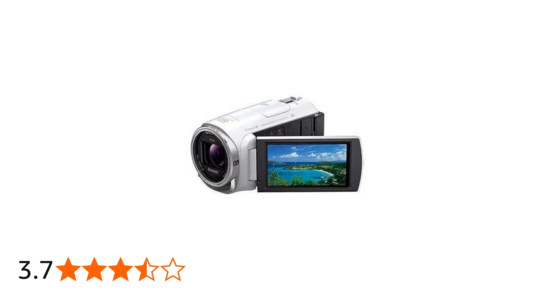 Amazon | SONY HDビデオカメラ Handycam HDR-CX670 ホワイト 光学30倍