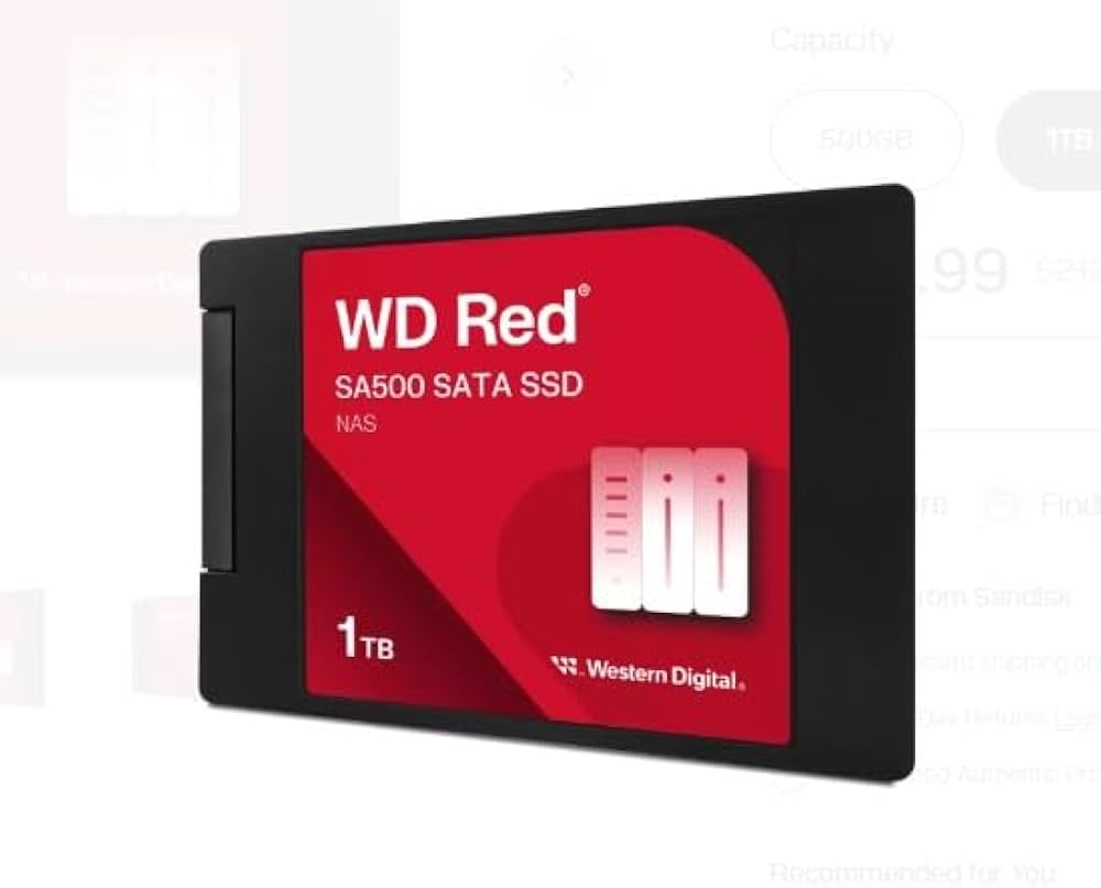 Amazon | WD Red SA500 4TB NAS SATA SSD 2.5インチ。 | ウエスタン