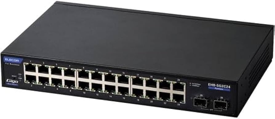 Amazon.co.jp: エレコム 法人向けスイッチングハブ/WEBスマート/Giga