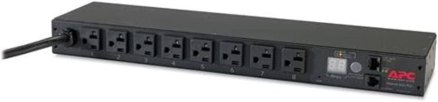 Amazon.com: Schneider Electric Rack PDU, Metered, 1U, 20A, 120V, 8